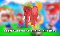 x1 Strawberry Elephant Random Level