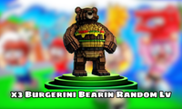 x3 Burgerini Bearin Random Level