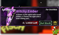 Fisch Witchy Ember 1499