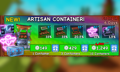 Grow a Garden Artisan Containeri - 1 Container 149