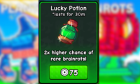 Plants Vs Brainrots Lucky Potion