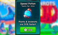 Plants Vs Brainrots Speed Potion